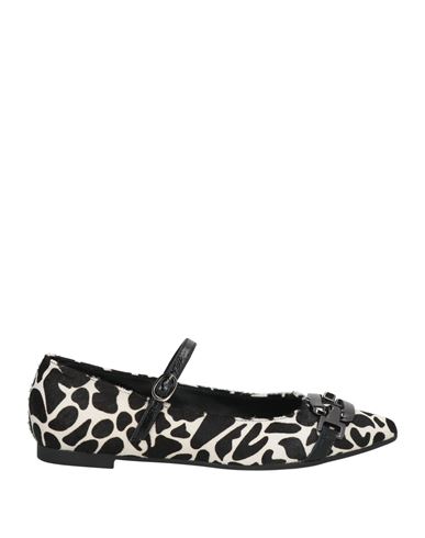 Woman Ballet flats Black Size 9 Leather