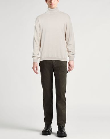 Man Turtleneck Light grey Size L Merino Wool