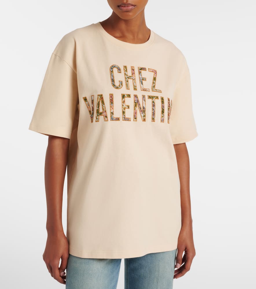 Chez cotton jersey T-shirt