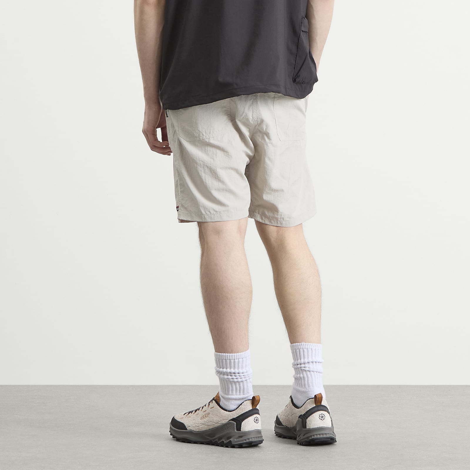 Men's Nylon Tusser Easy Shorts Ivory