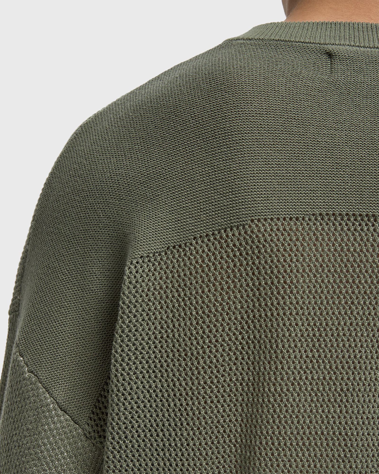 ATELIER KNIT JERSEY green male Longsleeves now available at BSTN