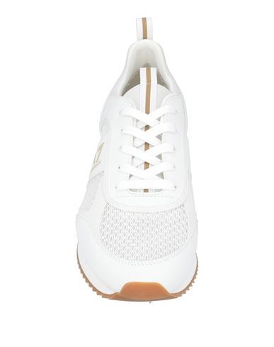 Man Sneakers White Size 10.5 Polyester, Elastane, Polyurethane coated, Thermoplastic polyurethane
