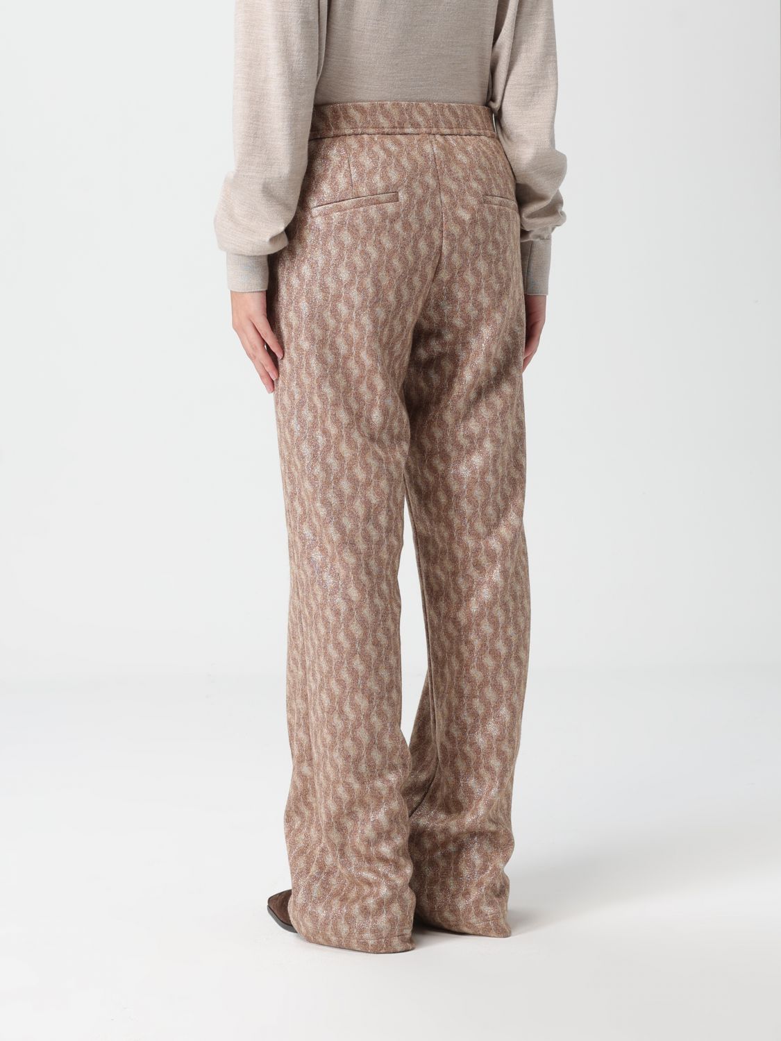 Pants Woman color Beige