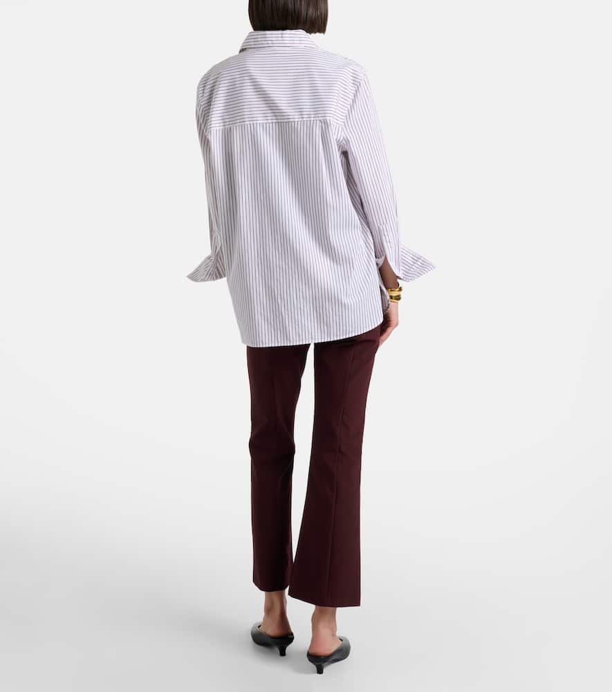 Cropped flared pants
