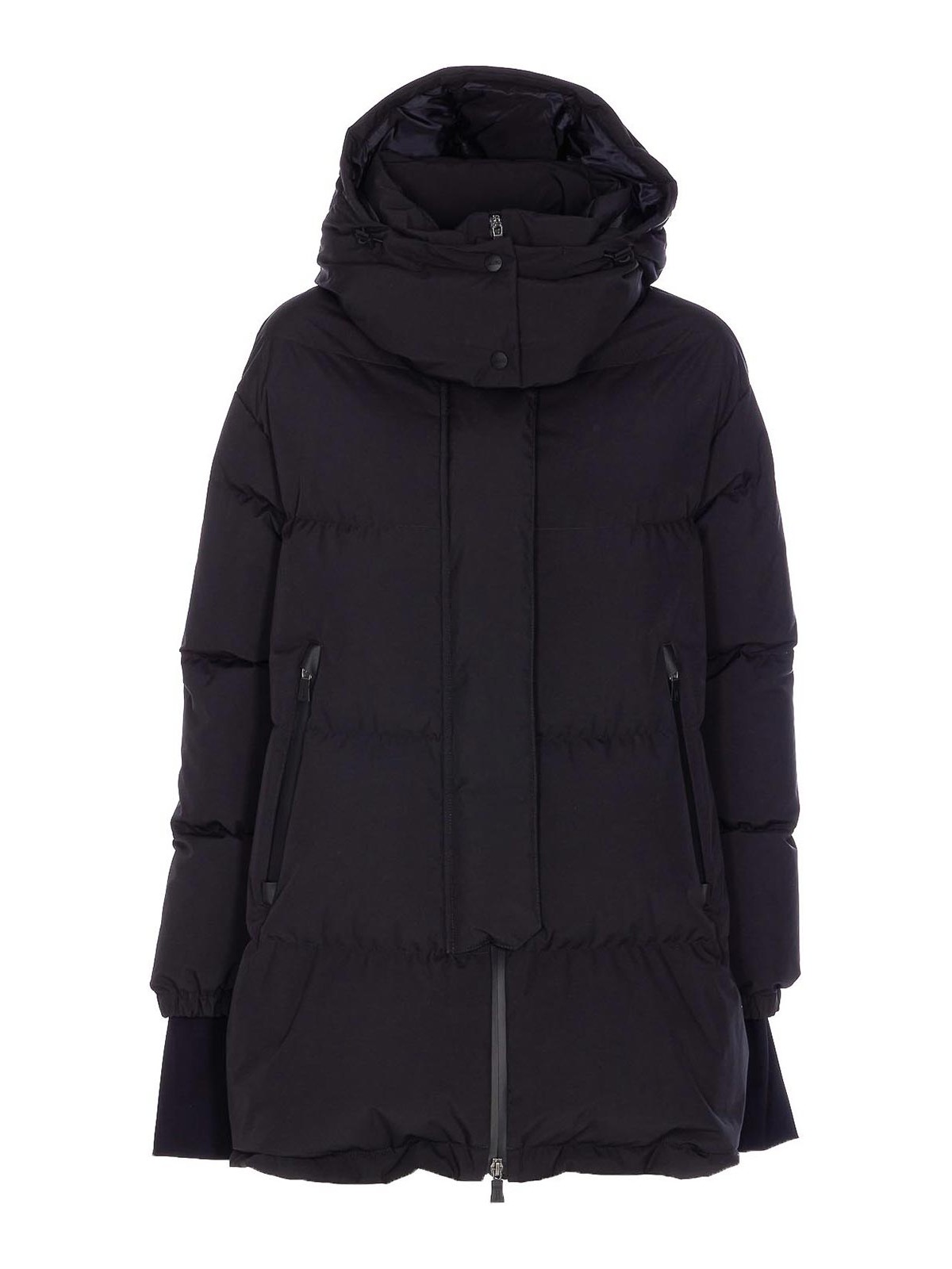 Black Copped Down Jacket