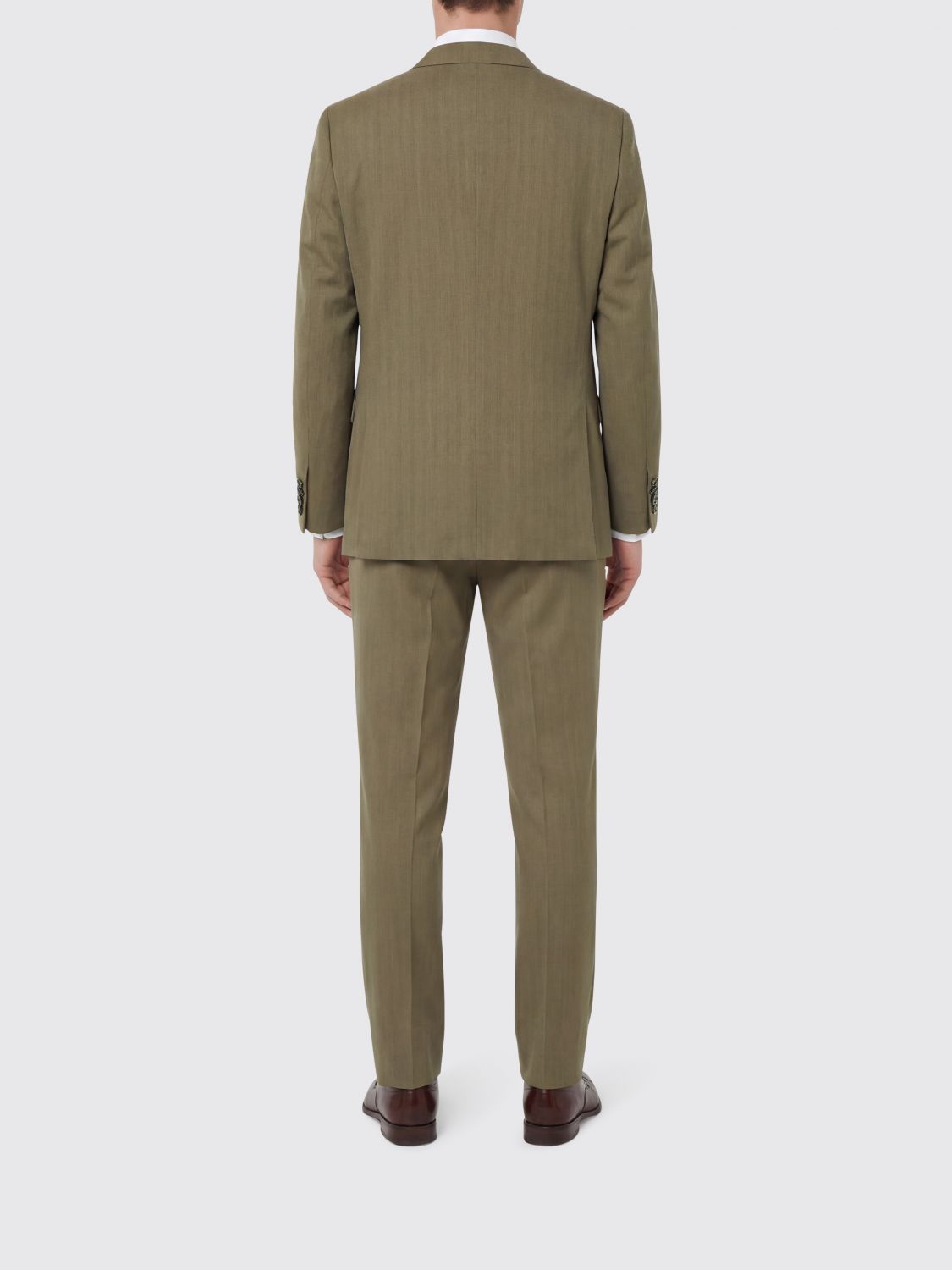 Suit Men color Green