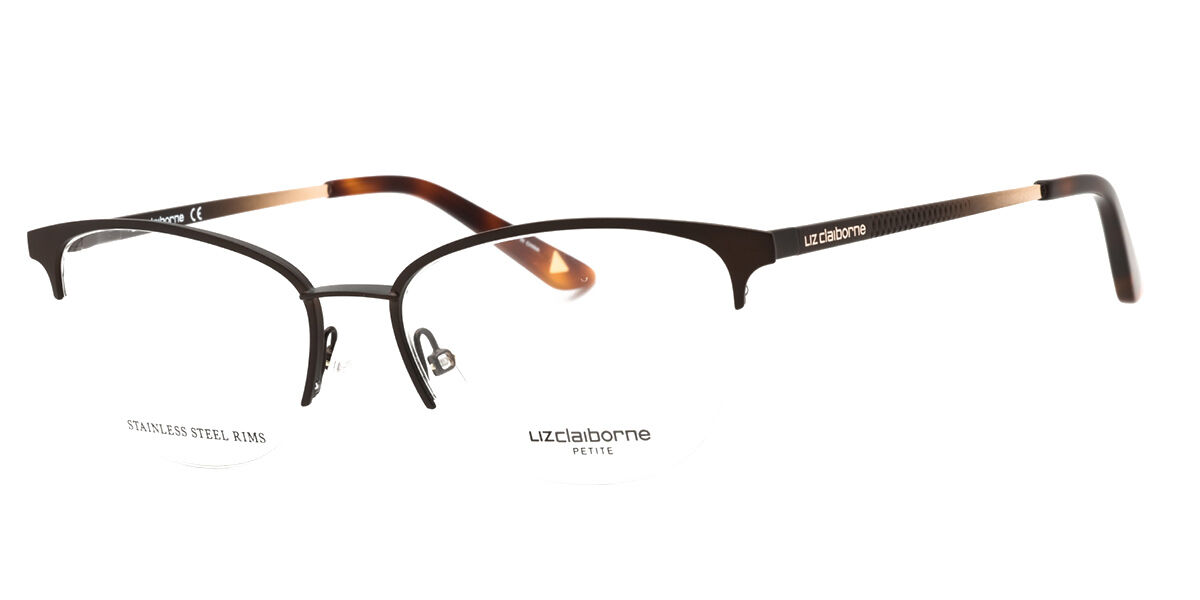 Liz Claiborne L 466 0YZ4 Occhiali da Vista Marroni per Donna Solo Montatura