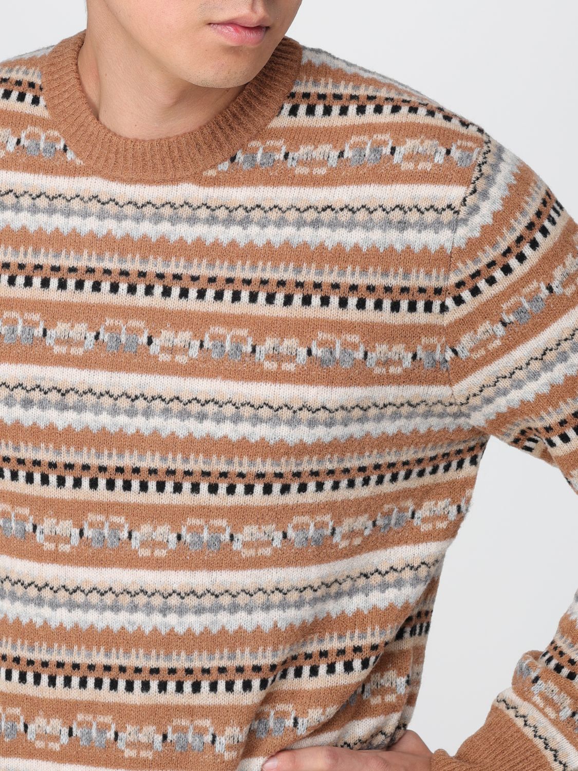 Sweater Men color Camel
