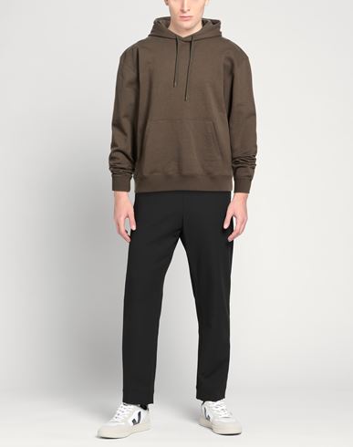 Man Sweatshirt Military green Size 3 Cotton