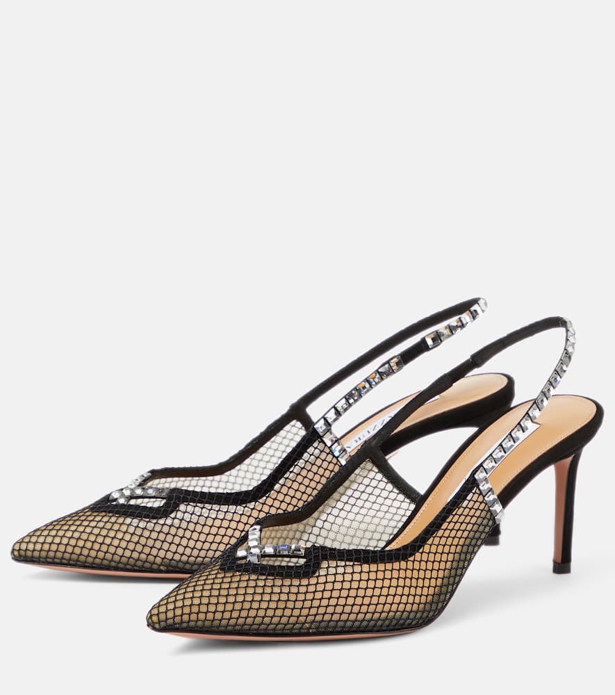 Aquazzura Forbidden Love 75 slingback pumps