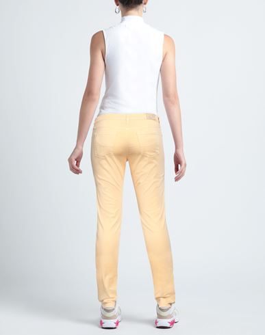 Jacob Cohёn Woman Pants Yellow Size 33 Cotton, Elastane
