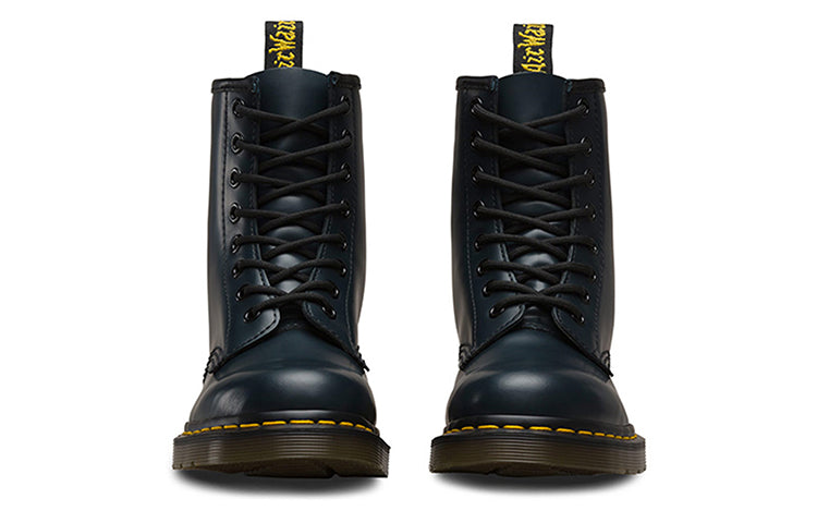 1460 PASCAL Classic 8 Martin boots Couple Style Navy Blue