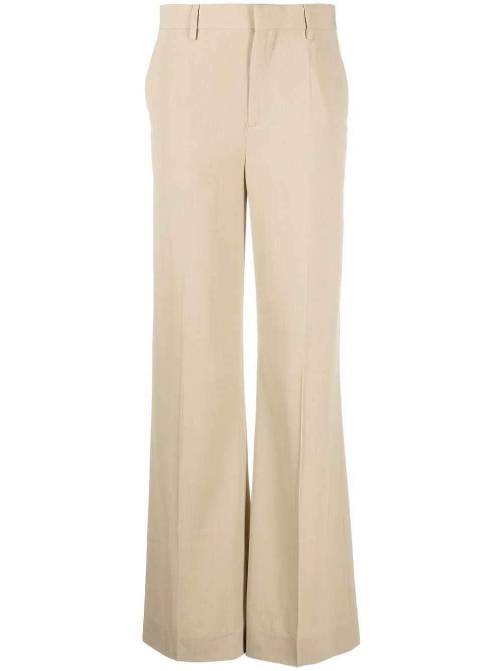 Bootcut tailored trousers - Neutrals