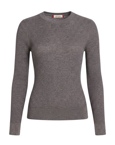 Woman Sweater Grey Size L Silk, Wool, Polyamide, Elastane