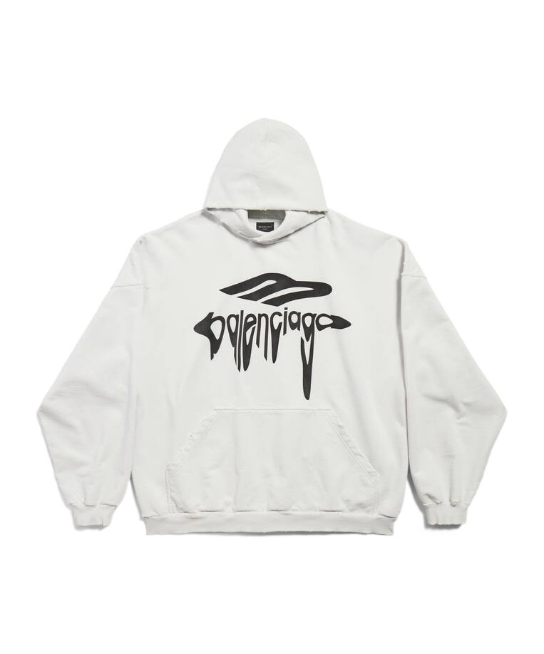 Men's 3b Liquified Hoodie Large Fit in Black/grey