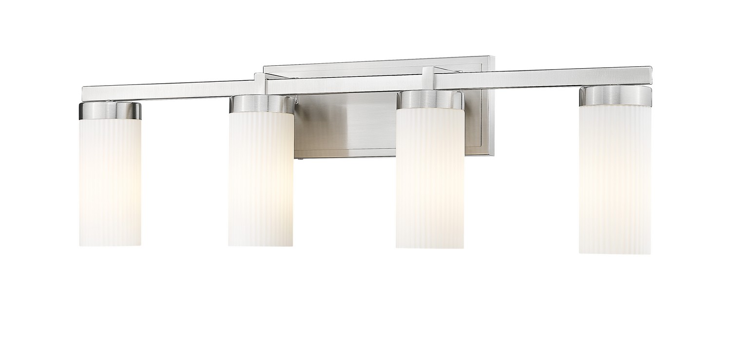 Brushed Nickel Bathroom Vanity Light from the Danica Collection