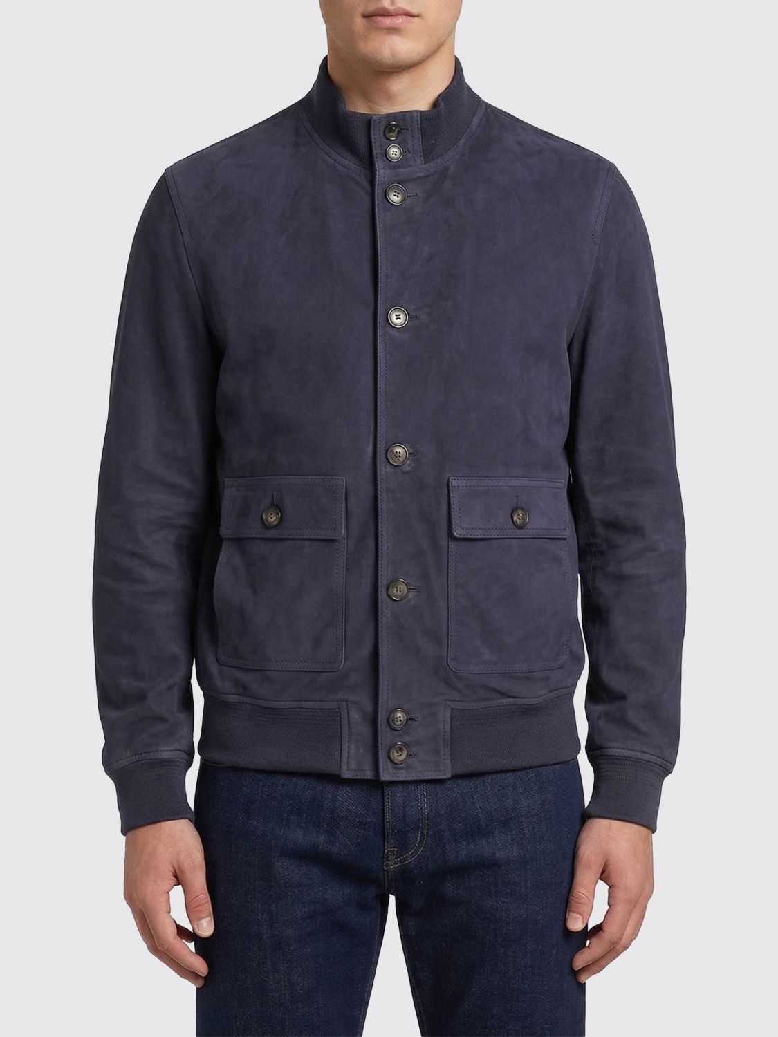 Jacket Men color Blue