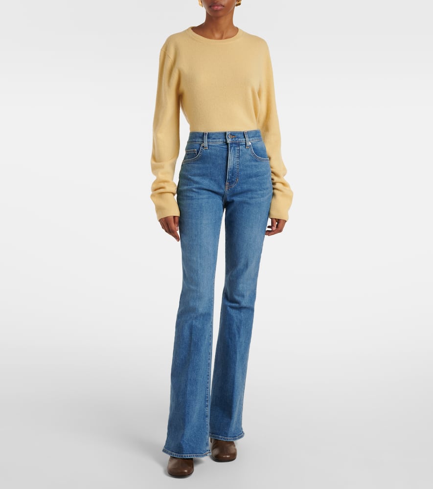 Beverly high-rise flared jeans