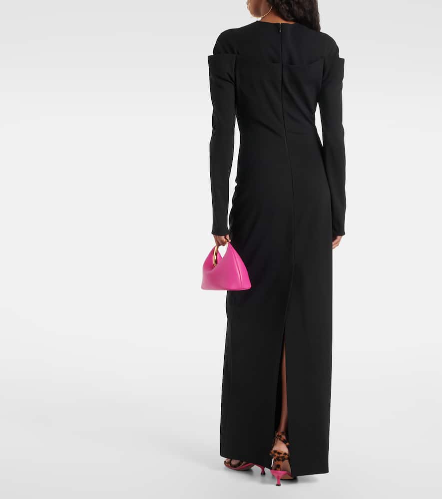 Sabre jersey maxi dress