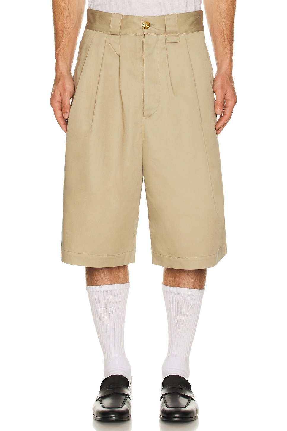 Willy Chavarria Borracho Short in Travertine - Brown. XL/1X also in