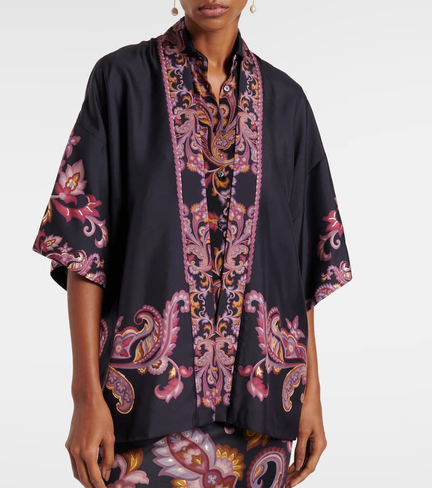 Paisley silk jacket