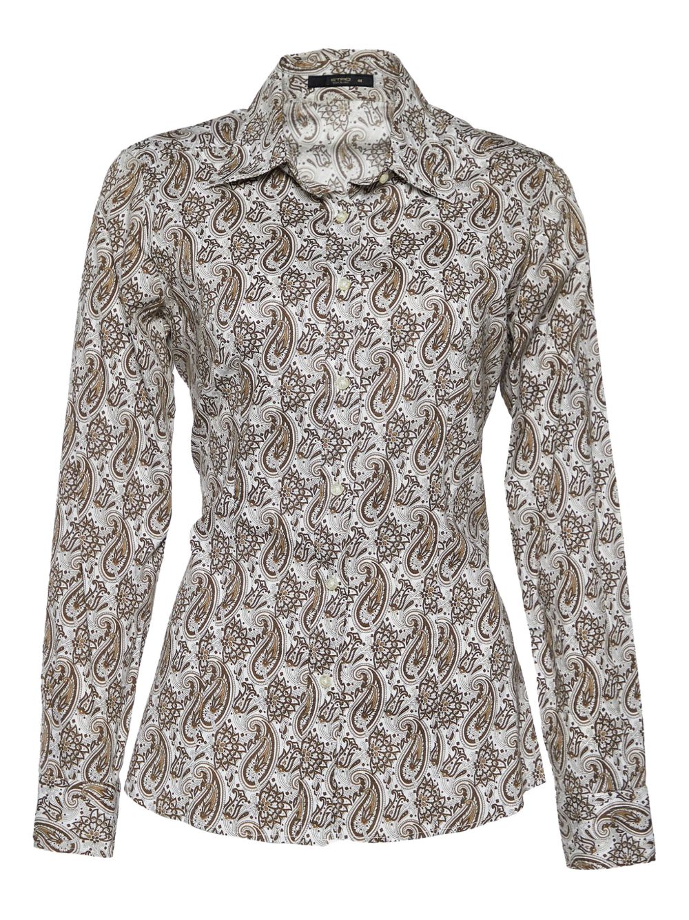 Paisley-print shirt - Brown