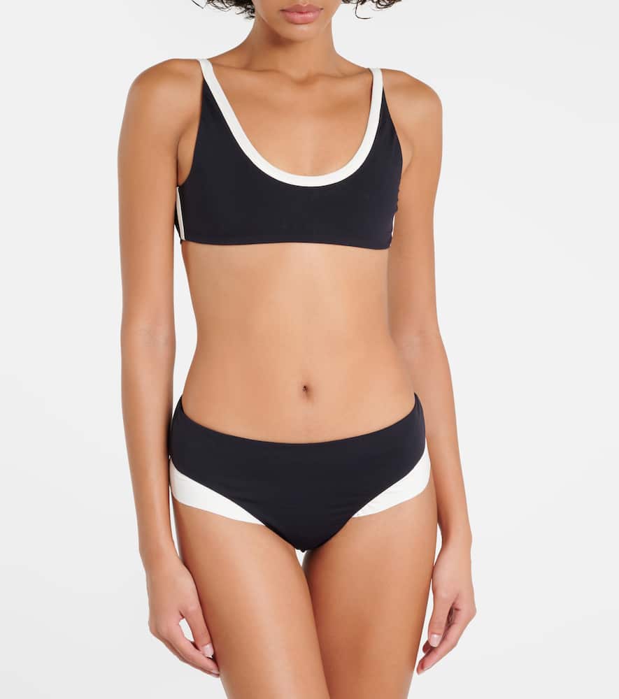 Marysia Bianco triangle bikini bottoms