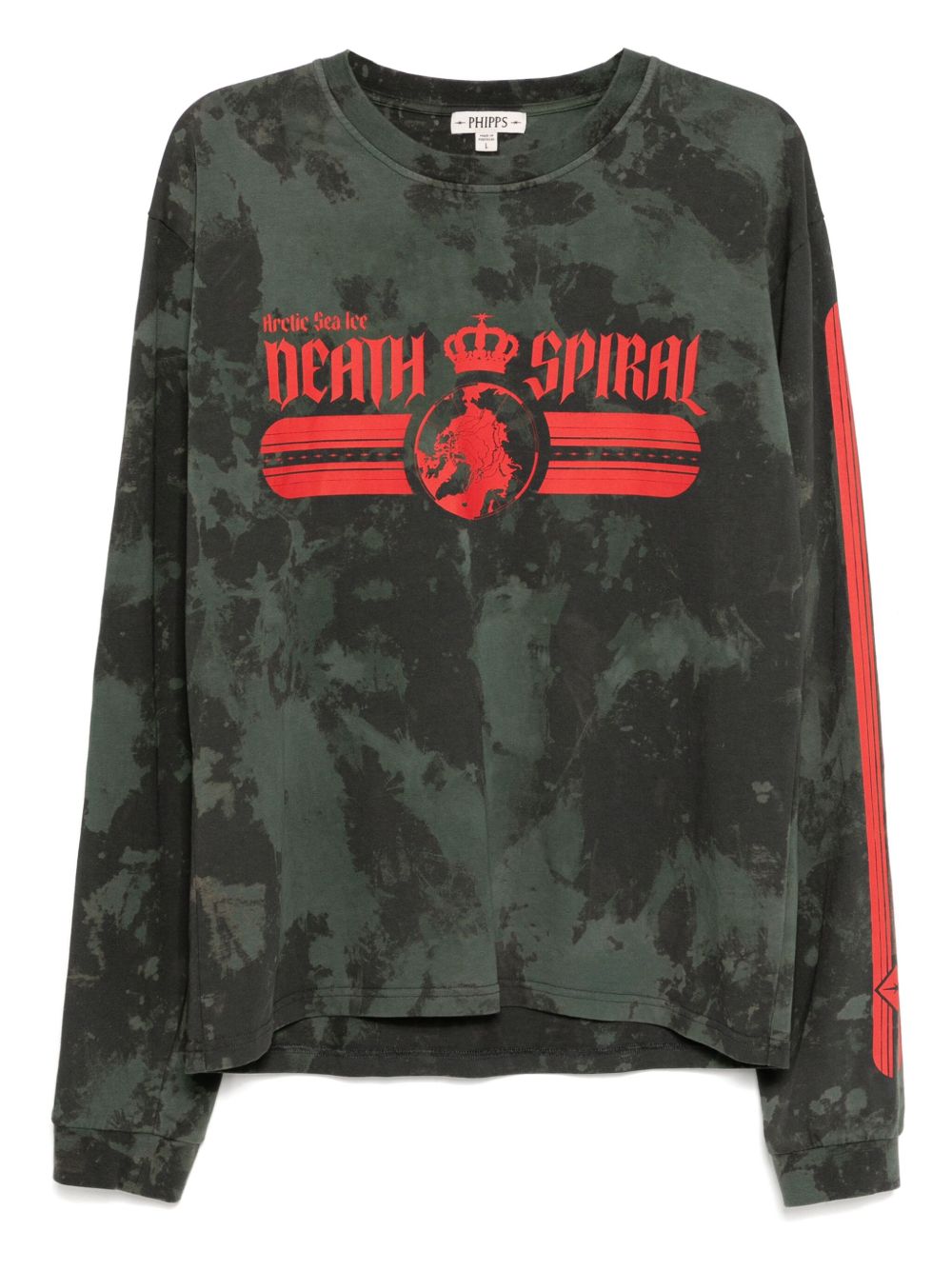 Stain Shade logo-print T-shirt - Green