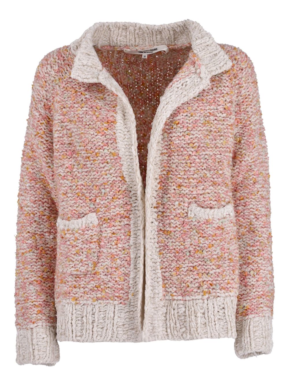 Mélange-effect cardigan - Pink
