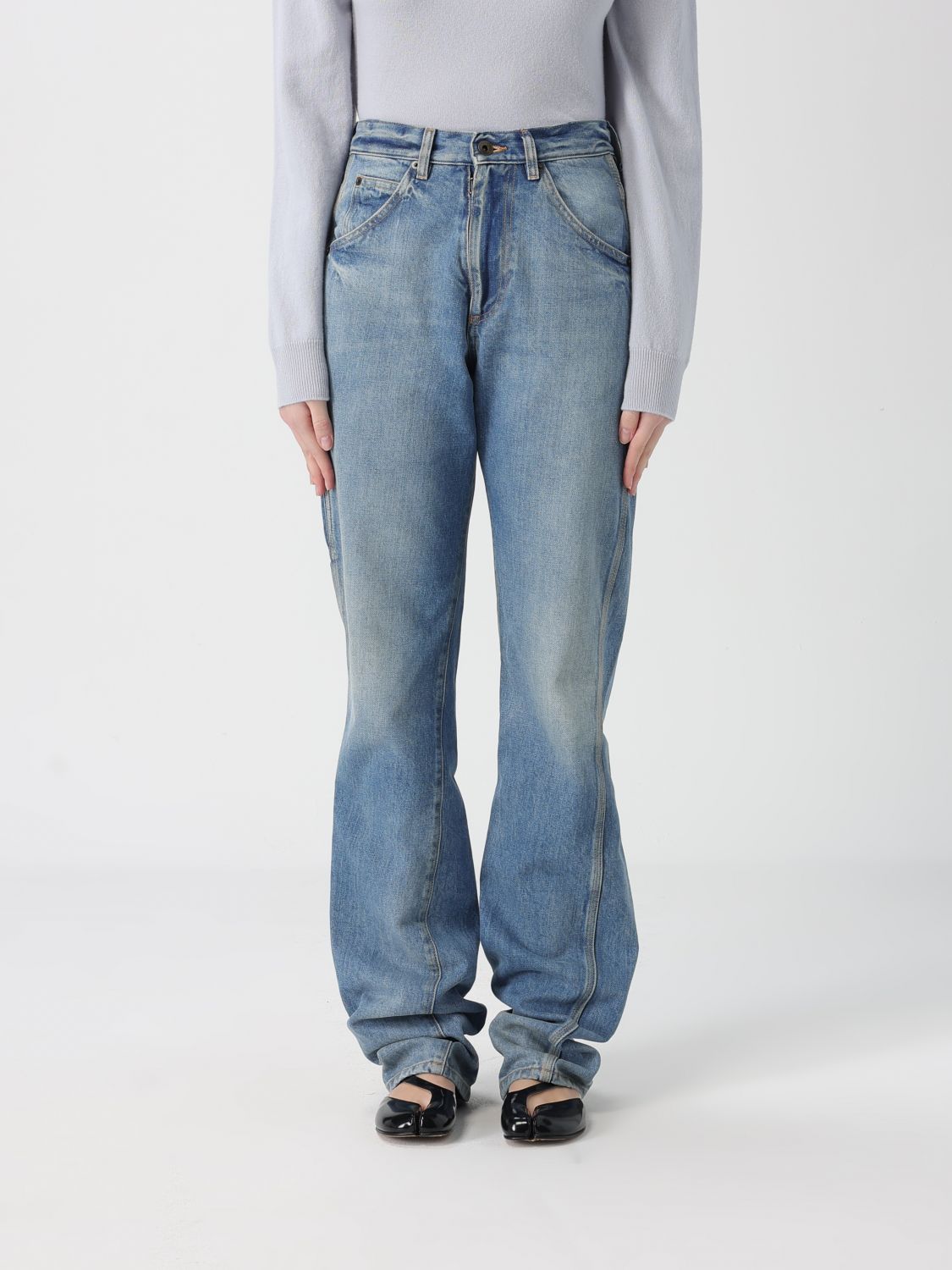 Jeans Woman color Gnawed Blue