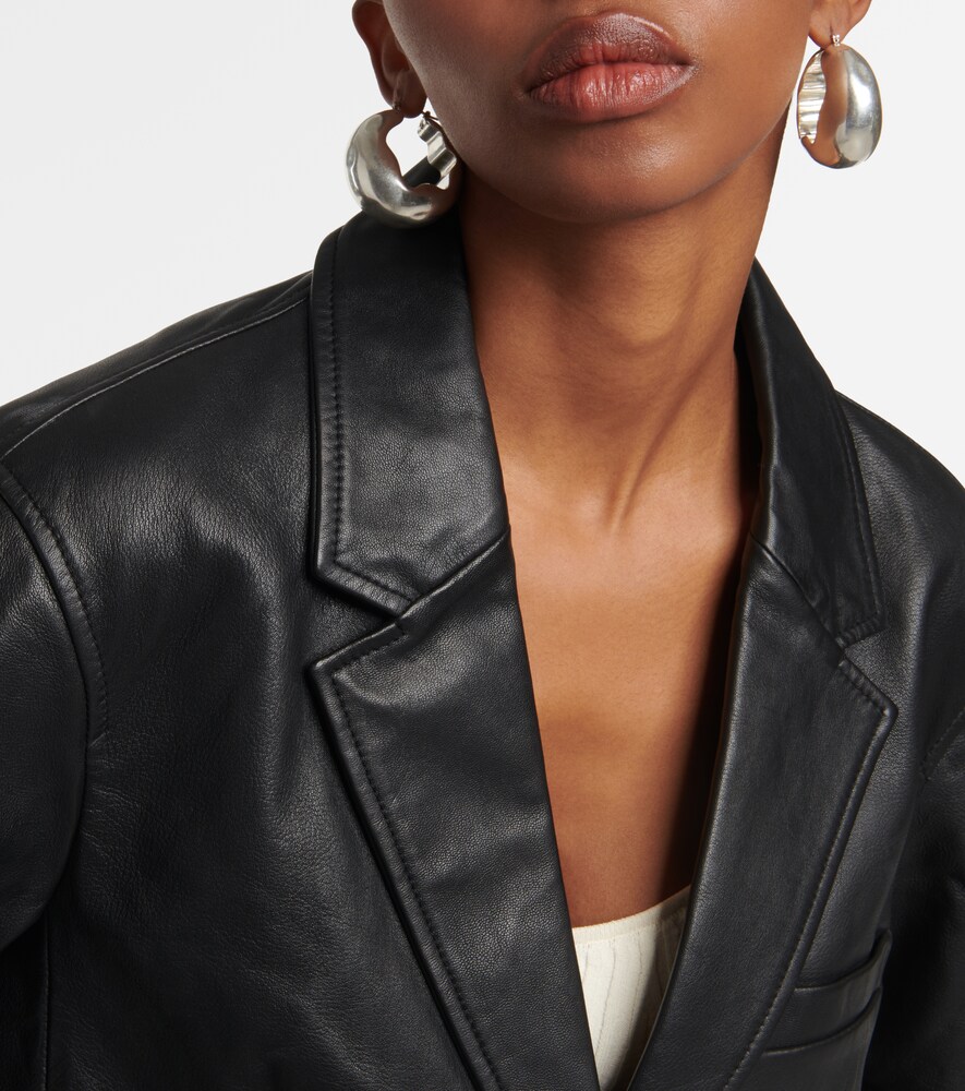 Orla leather blazer