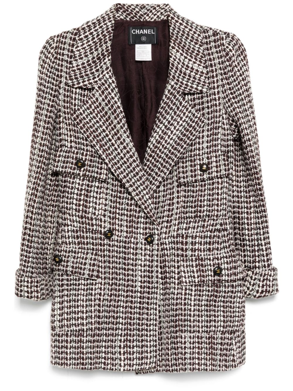 2001 tweed jacket - Brown