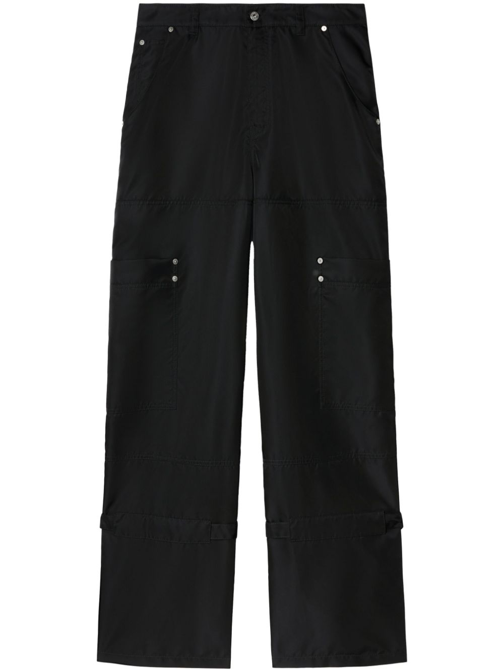 Arrows-motif carpenter trousers - Black