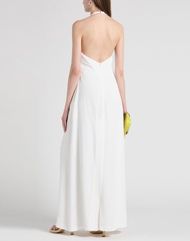 Co. Go Woman Maxi dress White Size 8 Viscose, Cotton