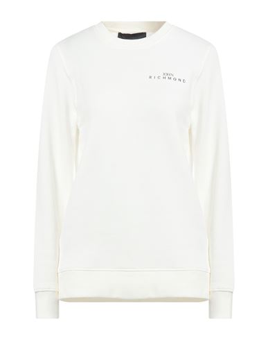 Woman Sweatshirt White Size M Cotton