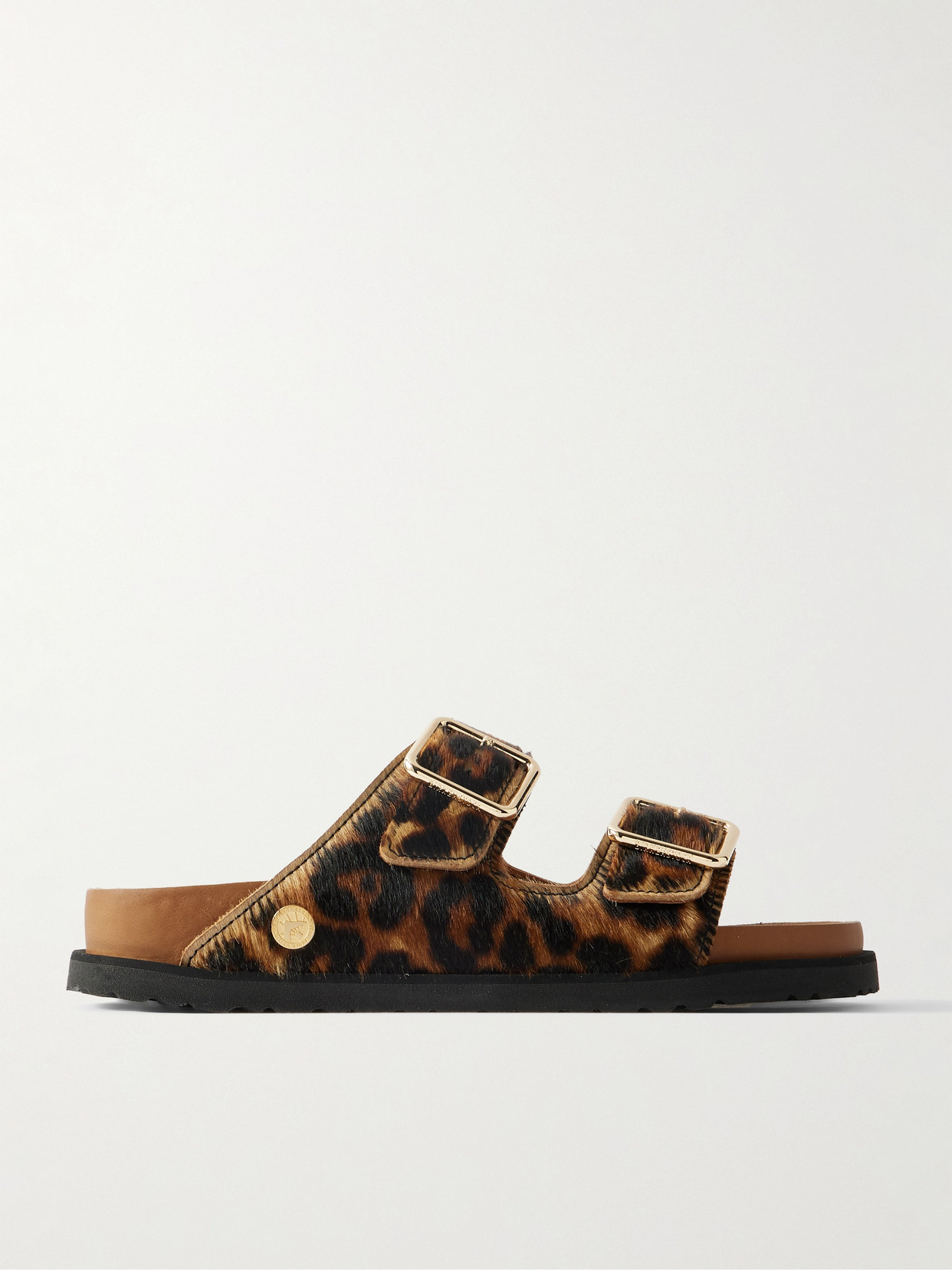 1774 - Arizona Calf Hair Sandals - Leopard print