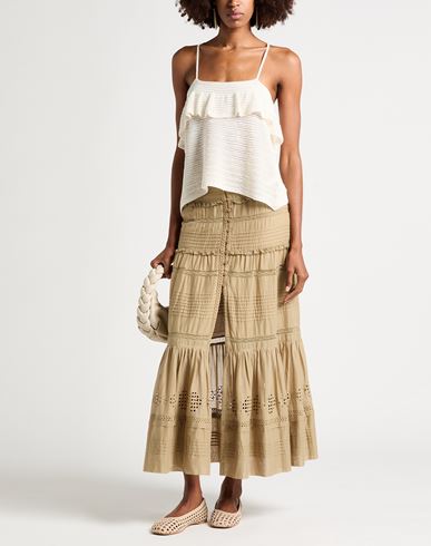 Woman Top Ivory Size M Viscose, Polyamide