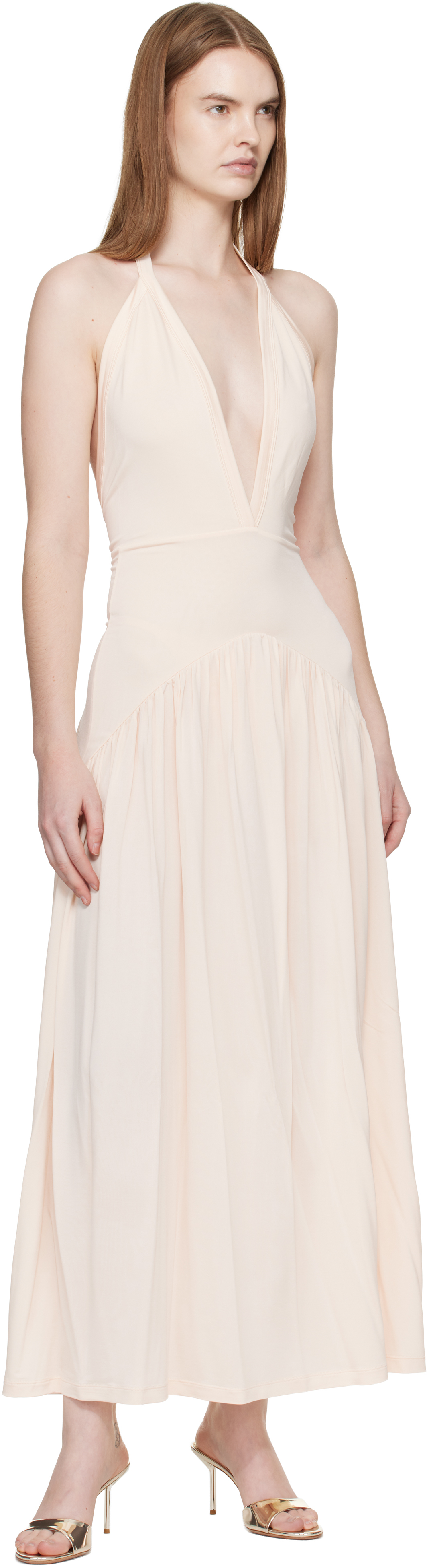 Off White Ola Midi Dress