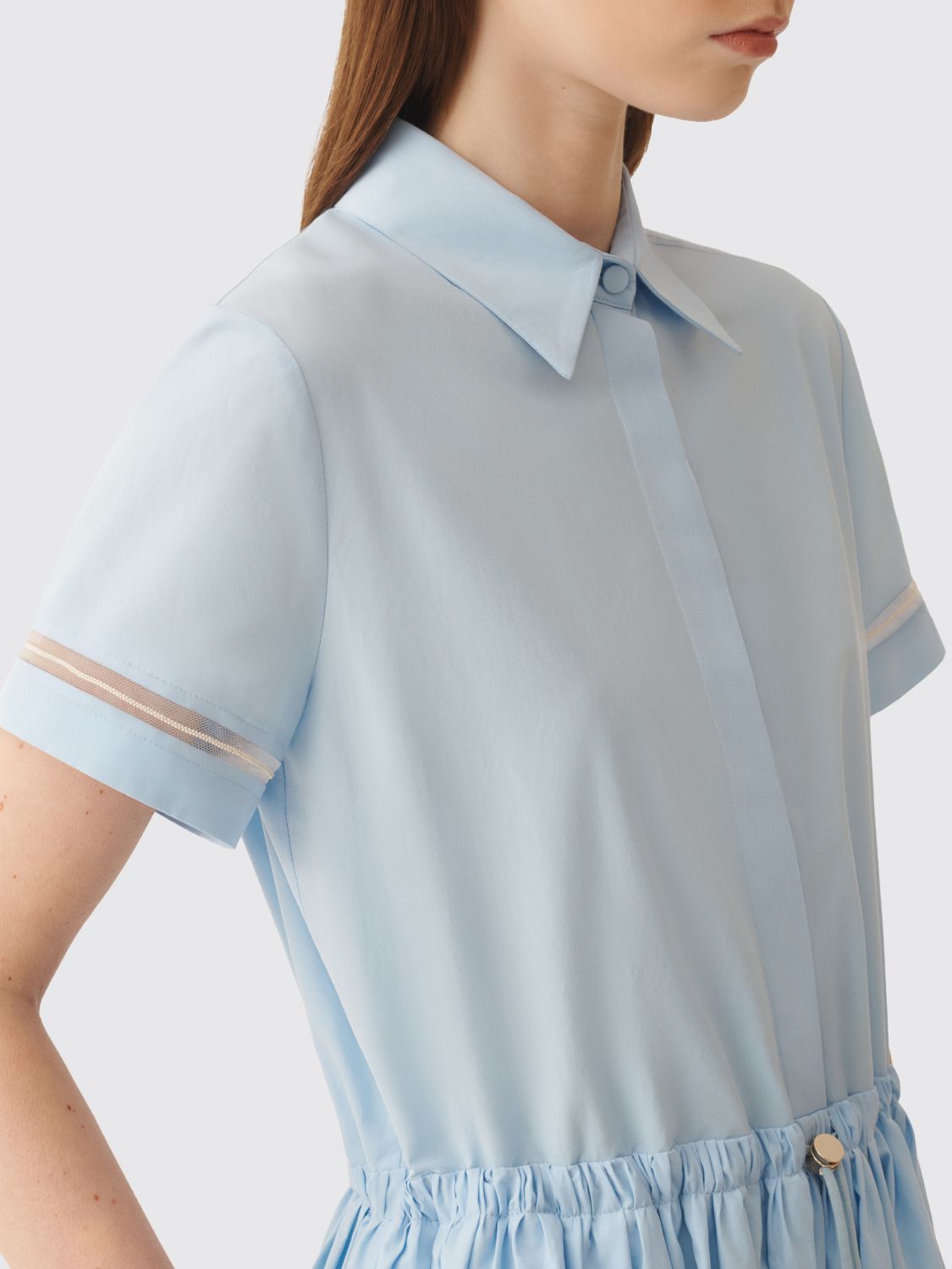 Dress Woman color Gnawed Blue
