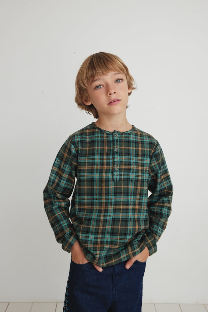 Sebastian checked cotton shirt
