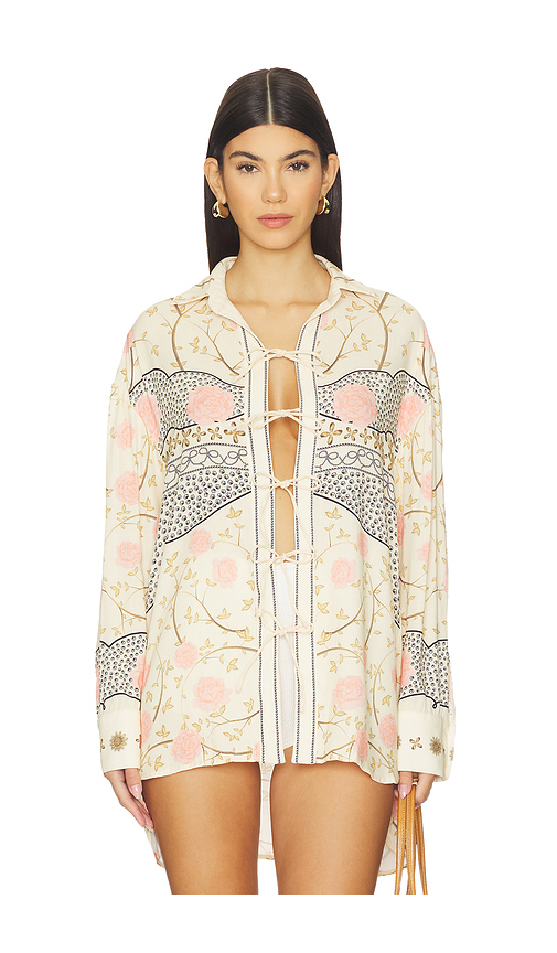 Agua Bendita x REVOLVE Swan Top in Cream. - XS/S also in