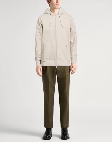 Man Sweatshirt Beige Size 40 Cotton, Polyamide, Elastane