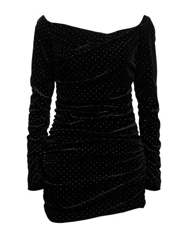 Woman Mini dress Black Size 4 Polyester, Elastane