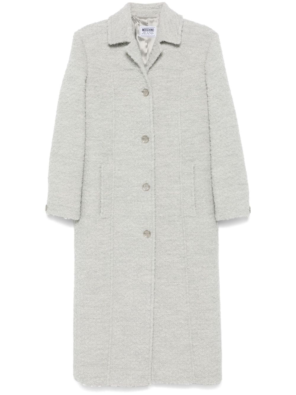 Bouclé coat - Grey