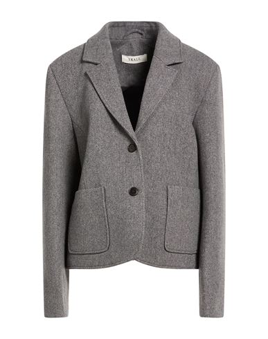 Woman Blazer Grey Size 10 Recycled wool