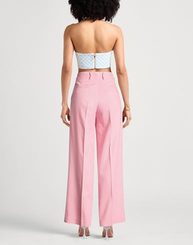 Woman Pants Pink Size 0 Viscose, Polyester, Elastane