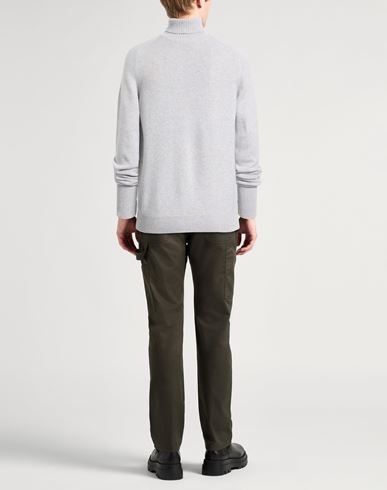 Man Turtleneck Light grey Size 38 Cashmere