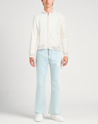 Platinum Man Sweatshirt Off white Size S Cotton, Cashmere