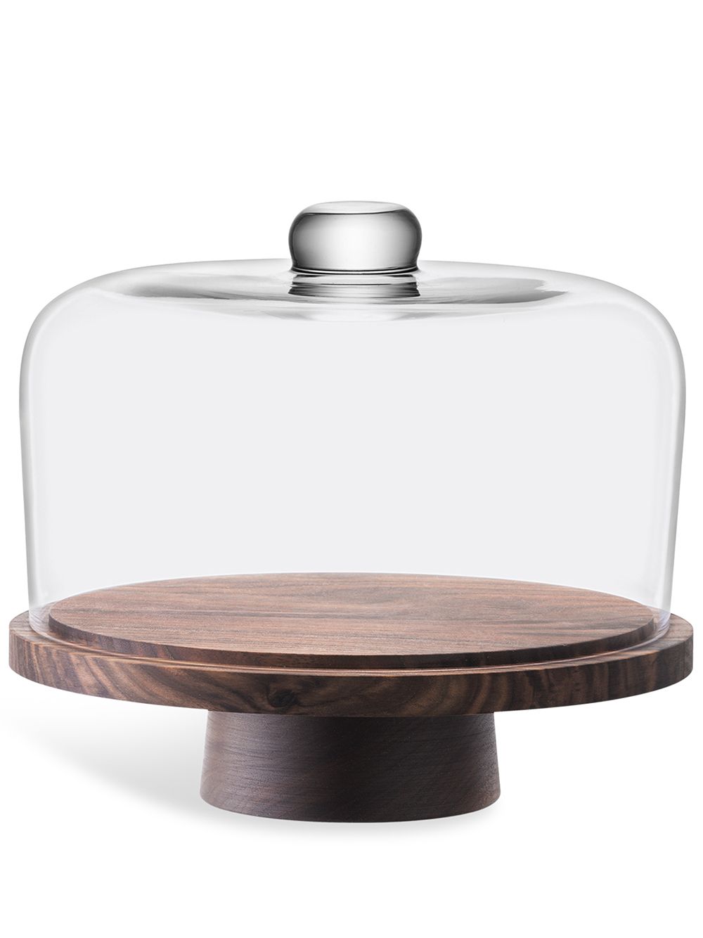 City dome and walnut stand - Neutrals