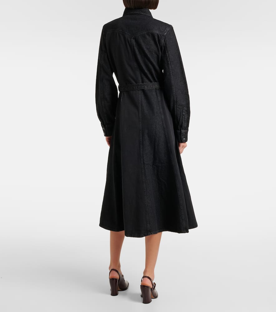 Marseille denim shirt dress